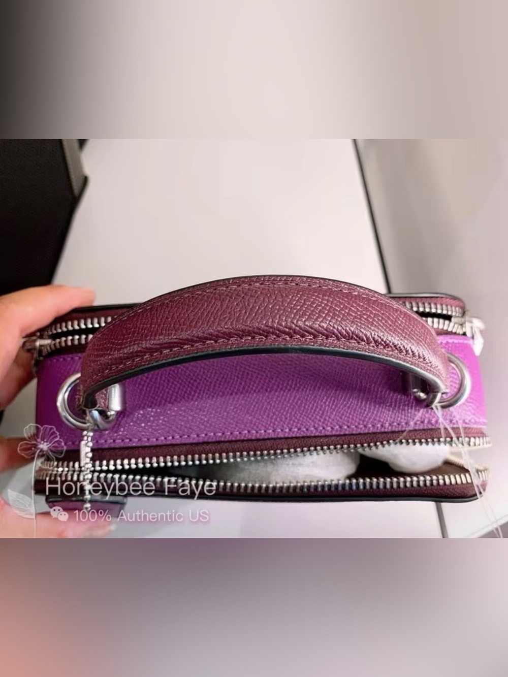 NWT Disney x Coach Box Crossbody Bag with Ursula Motif (Style CC375) - Picture 5 of 7